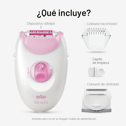 Braun Depiladora Silk-epil 3 3-270, Dispositivo de Depilación, Depi...