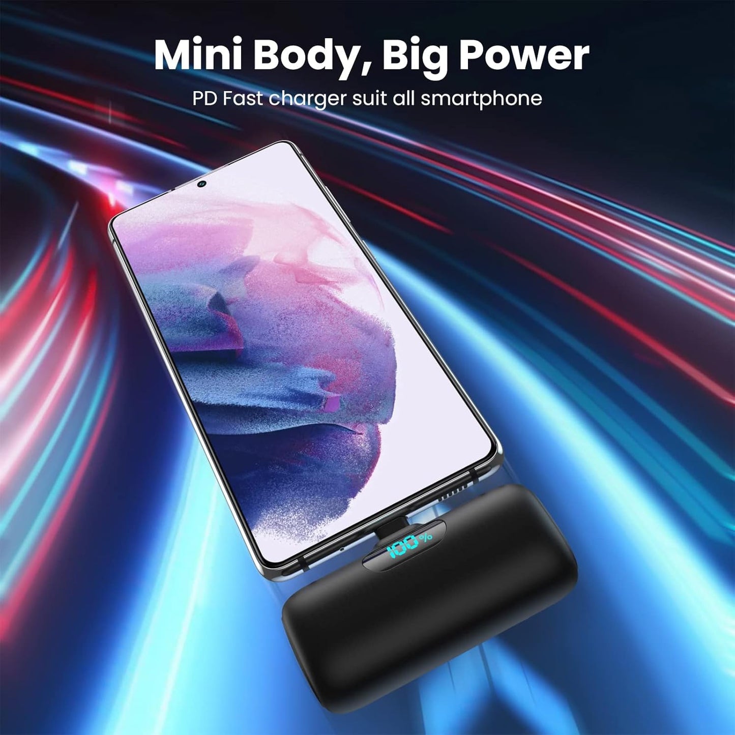 [Paquete de 2] Cargador Portátil Pequeño para iPhone 17\/16\/15 Ser...
