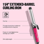 BabylissPRO Rizador profesional Nano Titanium con barril extendido\...