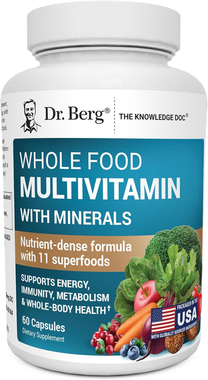 Dr. Berg Multivitamínico integral con minerales - Multivitamínico d...