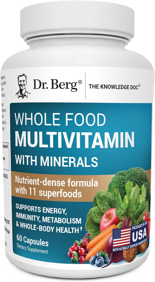 Dr. Berg Multivitamínico integral con minerales - Multivitamínico d...