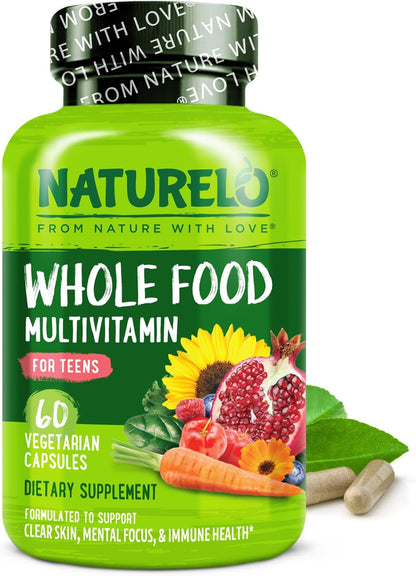 NATURELO Multivitaminas para Adolescentes Niñas\/Niños, 60 Cápsulas...