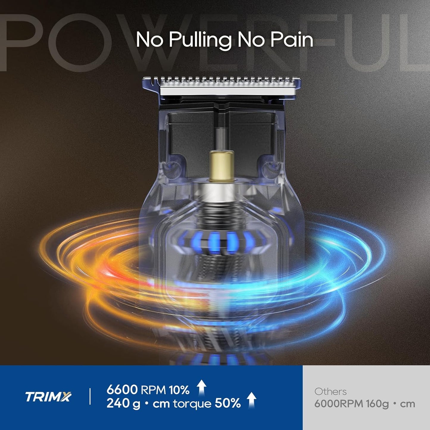 TRIMX Cortadora de barba para hombres, cabezales magnéticos de repu...