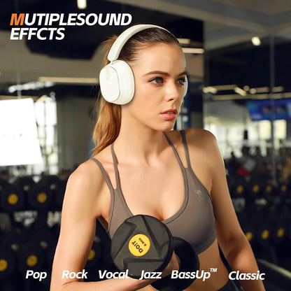 MMWOWARTS Auriculares Bluetooth híbridos con cancelación activa de...