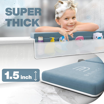 Cómoda almohadilla para arrodillarse en el baño y apoyo para codos...
