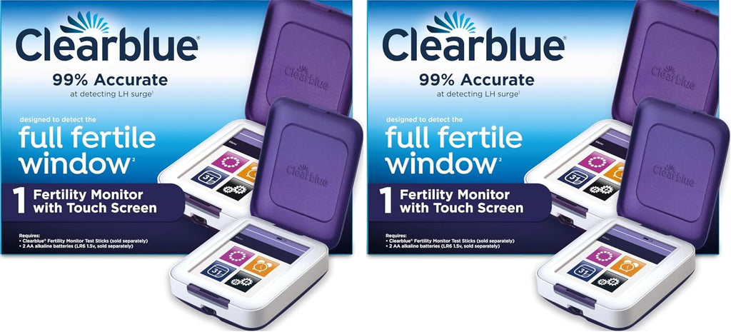 Clearblue Monitor de fertilidad, 1 monitor de pantalla táctil, 1 un...