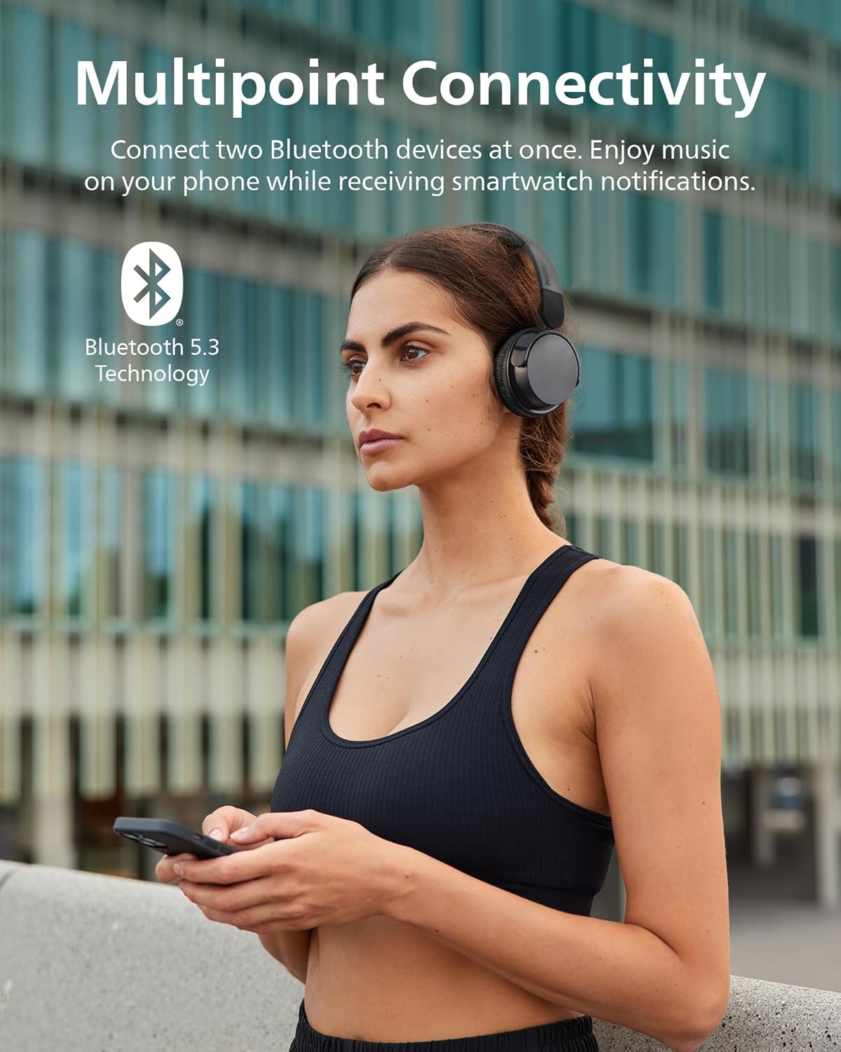 Auriculares inalámbricos PHILIPS H3209, auriculares Bluetooth de di...