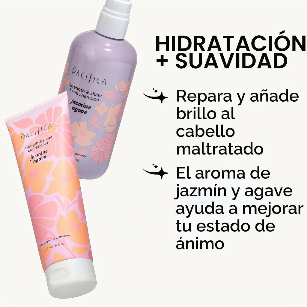 Set de Champú y Acondicionador de Jazmín y Agave de Pacifica \u2013...