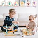 Juguetes Montessori de madera para niños de 1 año, juguete de marti...