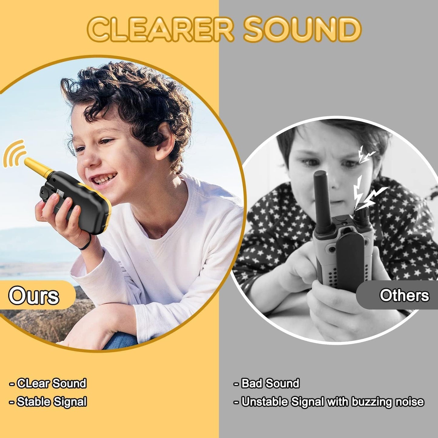 Selieve - Juguetes para niños de 4 a 14 años, walkie talkies para n...