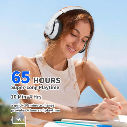 Uliptz Auriculares Bluetooth inalámbricos, tiempo de reproducción d...