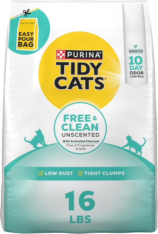 Purina Tidy Cats - Arena aglutinante para gatos, control de olores,...