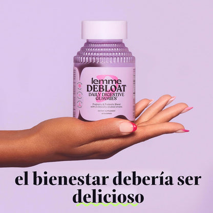 Lemme Debloat - Gomitas de salud digestiva e intestinal con 2 probi...