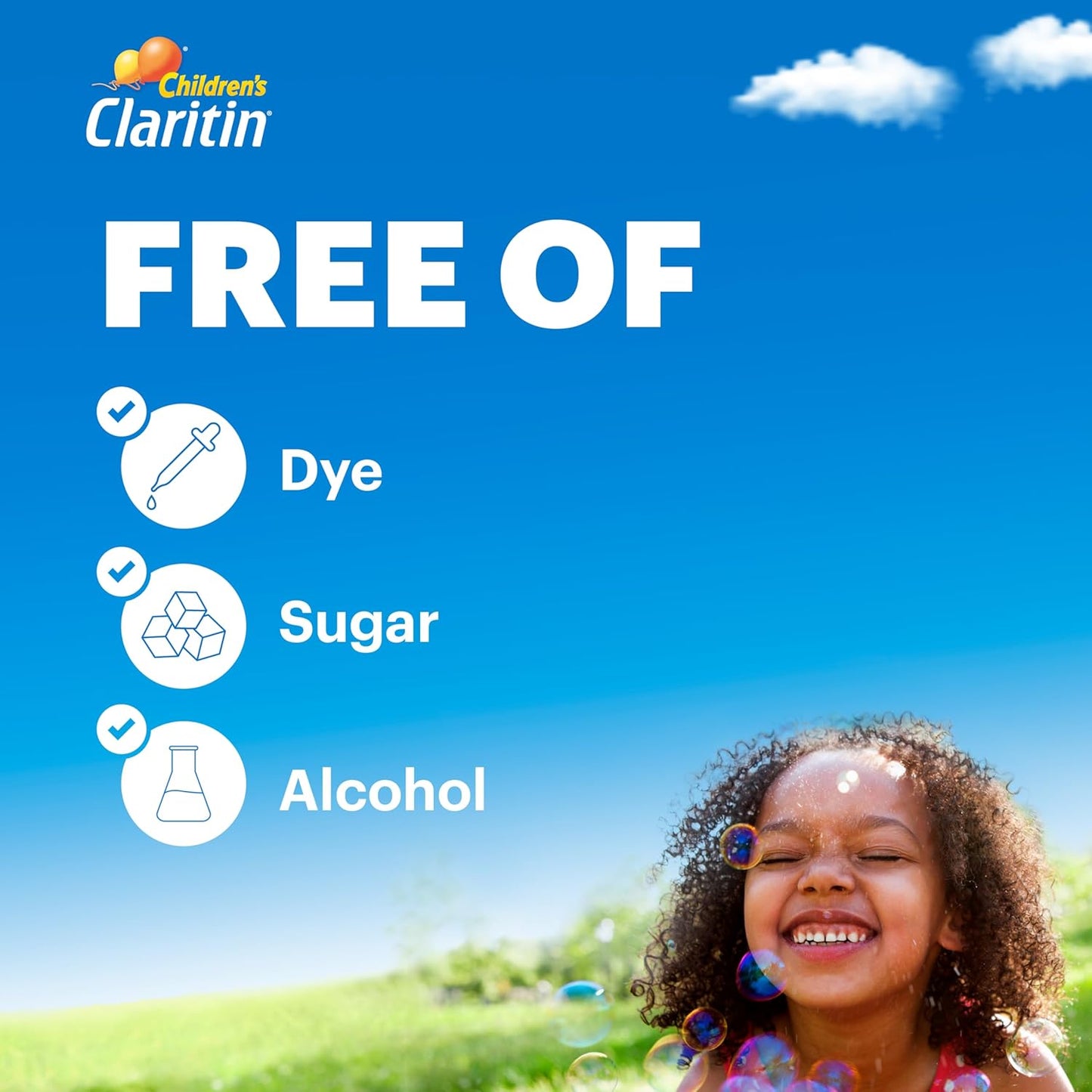 Claritin Medicamento para alergias infantiles, tabletas masticables...