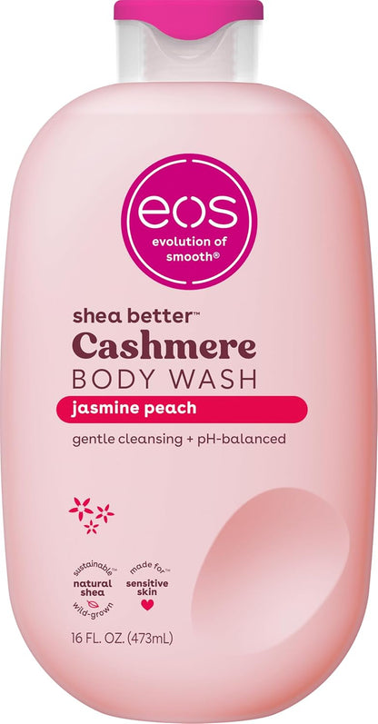 eos Gel de baño de cachemira \u2013 Jasmine Peach, gel hidratante p...