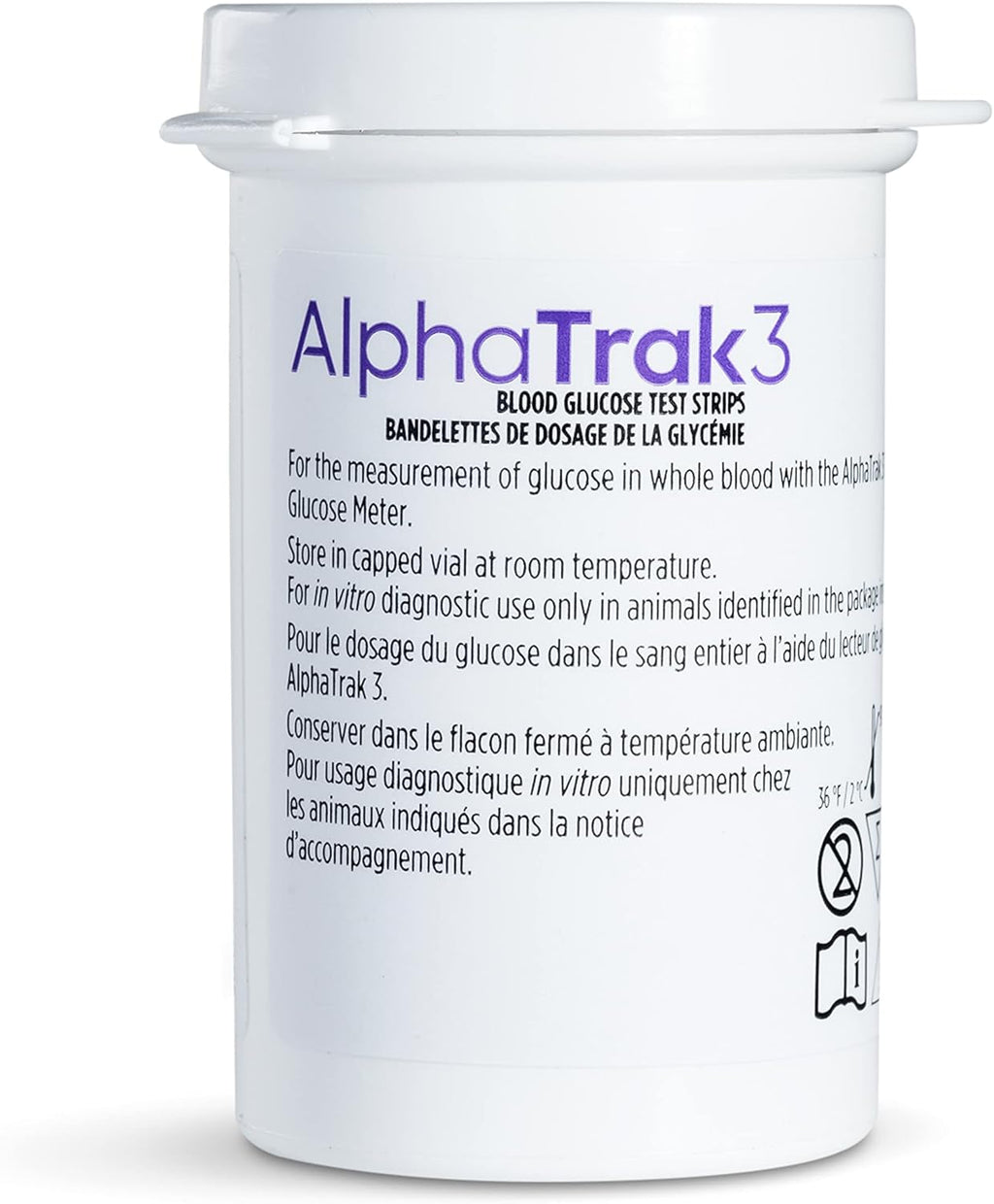 AlphaTrak 3 Tiras de prueba para uso con el sistema de monitoreo de...