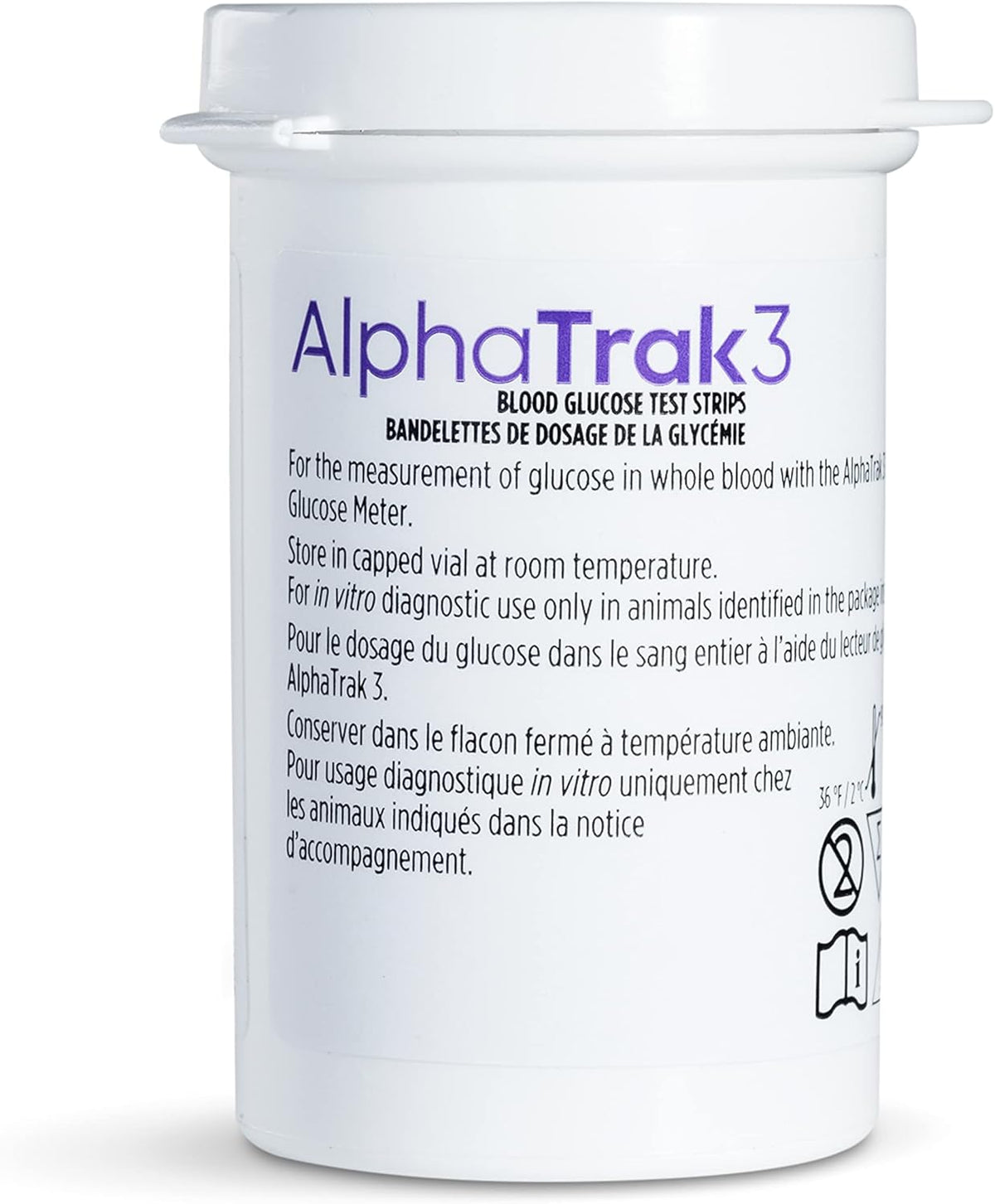 AlphaTrak 3 Tiras de prueba para uso con el sistema de monitoreo de...