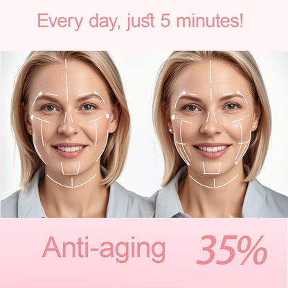 Smbrige Herramienta de masaje facial, 4 modos de color, terapia de...