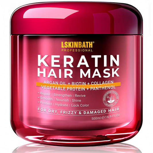 LSKINBATH Mascarilla Capilar Reparadora de Queratina y Colágeno par...
