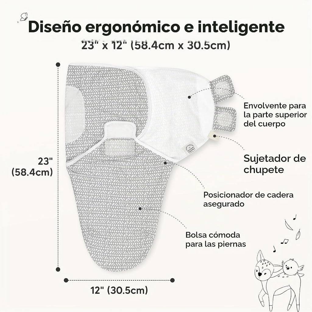 KeaBabies Paquete de 3 pañales orgánicos para recién nacidos, 0.5 T...