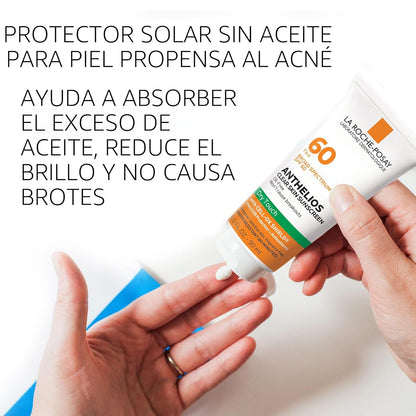 La Roche-Posay Anthelios Clear Skin Protector solar de toque seco S...