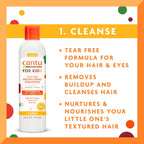 Cantu Care for Kids - Juego de régimen de cuidado del cabello con c...