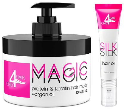 ONLY4HAIR Mascarilla reparadora de cabello para cabello seco dañado...