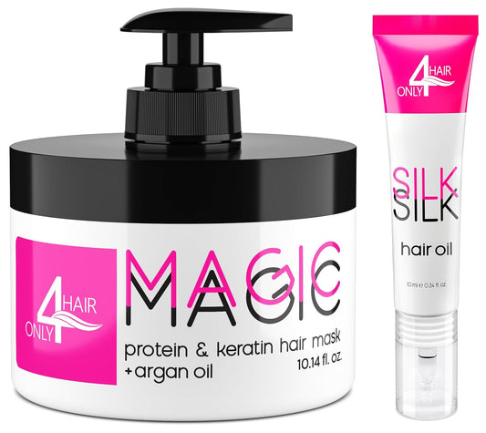 ONLY4HAIR Mascarilla reparadora de cabello para cabello seco dañado...