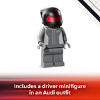 LEGO Speed Champions Audi Revolut F1 Team R26 - Juego de construcción para niños y niñas, a partir de 10 años, kit de coche F1 para exhibir o jugar, regalo para cumpleaños - 77259