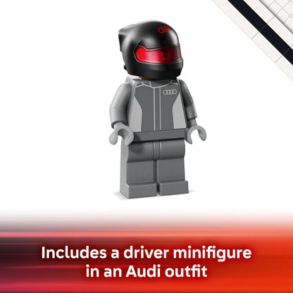 LEGO Speed Champions Audi Revolut F1 Team R26 - Juego de construcción para niños y niñas, a partir de 10 años, kit de coche F1 para exhibir o jugar, regalo para cumpleaños - 77259