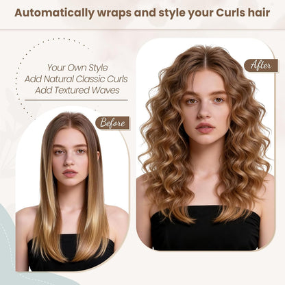 PUREGUST Accesorio cónico de barriles de pelo largo compatible con...