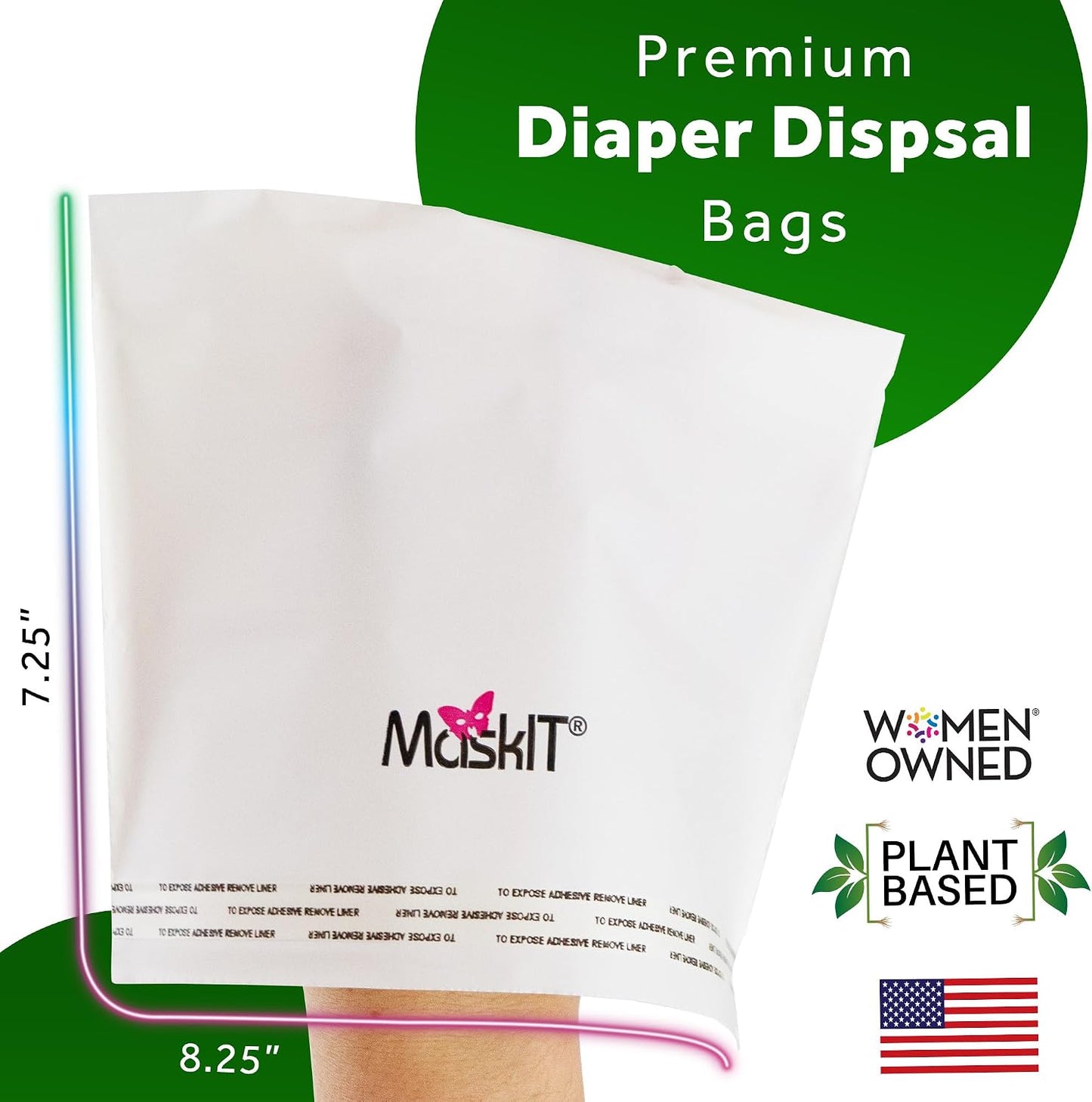 MaskIT Bolsas de eliminación de pañales | Elimina el olor con nuest...