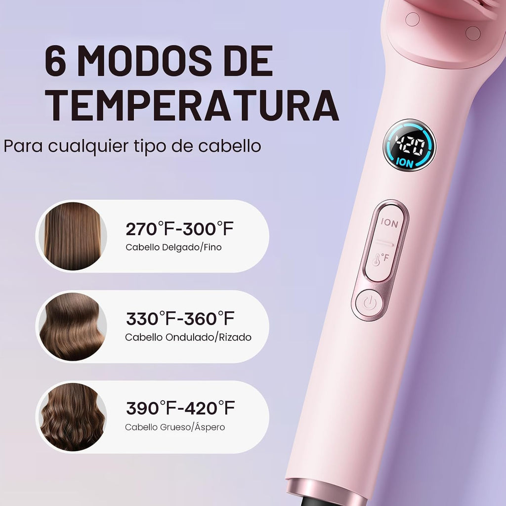Wavytalk - Cepillo alisador de pelo, cepillo alisador iónico elegan...