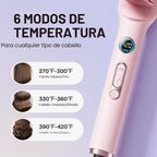 Wavytalk - Cepillo alisador de pelo, cepillo alisador iónico elegan...