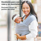 KeaBabies Fular Portabebés - Canguro de bebé todo en 1 original, po...
