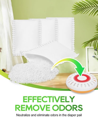 KeeTidy Desodorizador de cubo de pañales compatible con cartucho de...