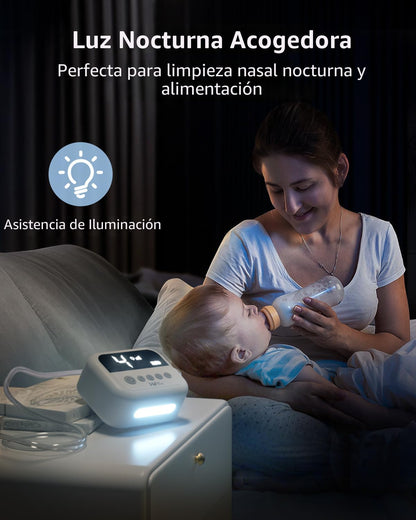 HEYVALUE Aspirador Nasal para Bebé, Ventosa Nasal de Grado Hospital...