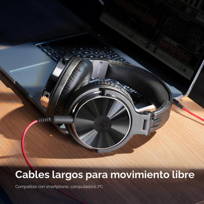 OneOdio Auriculares con cable para diadema Hi-Res Studio Monitor y...