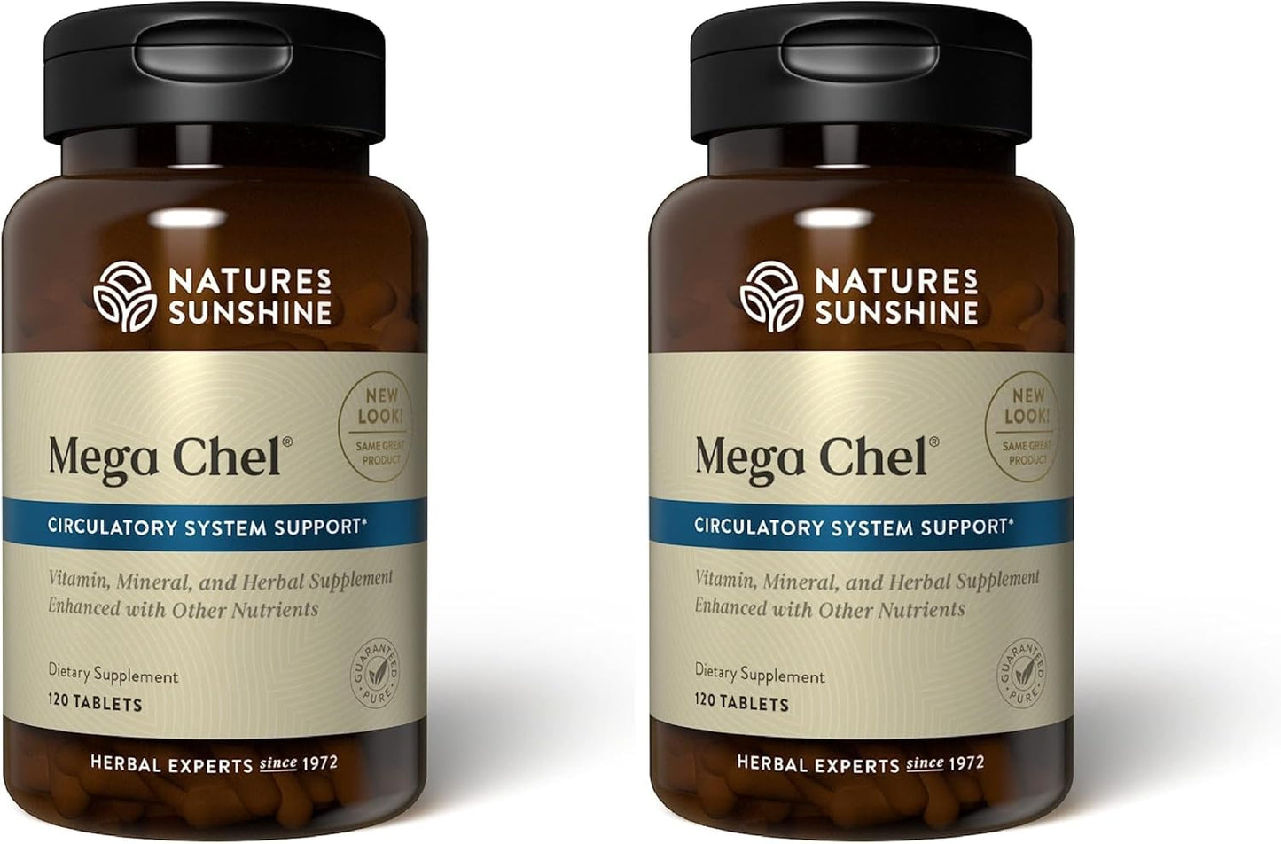 Nature's Sunshine Mega-Chel, 120 tabletas, vitamina completa co...