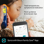 Braun Termómetro digital ThermoScan 7+ Connect para oídos, compatib...