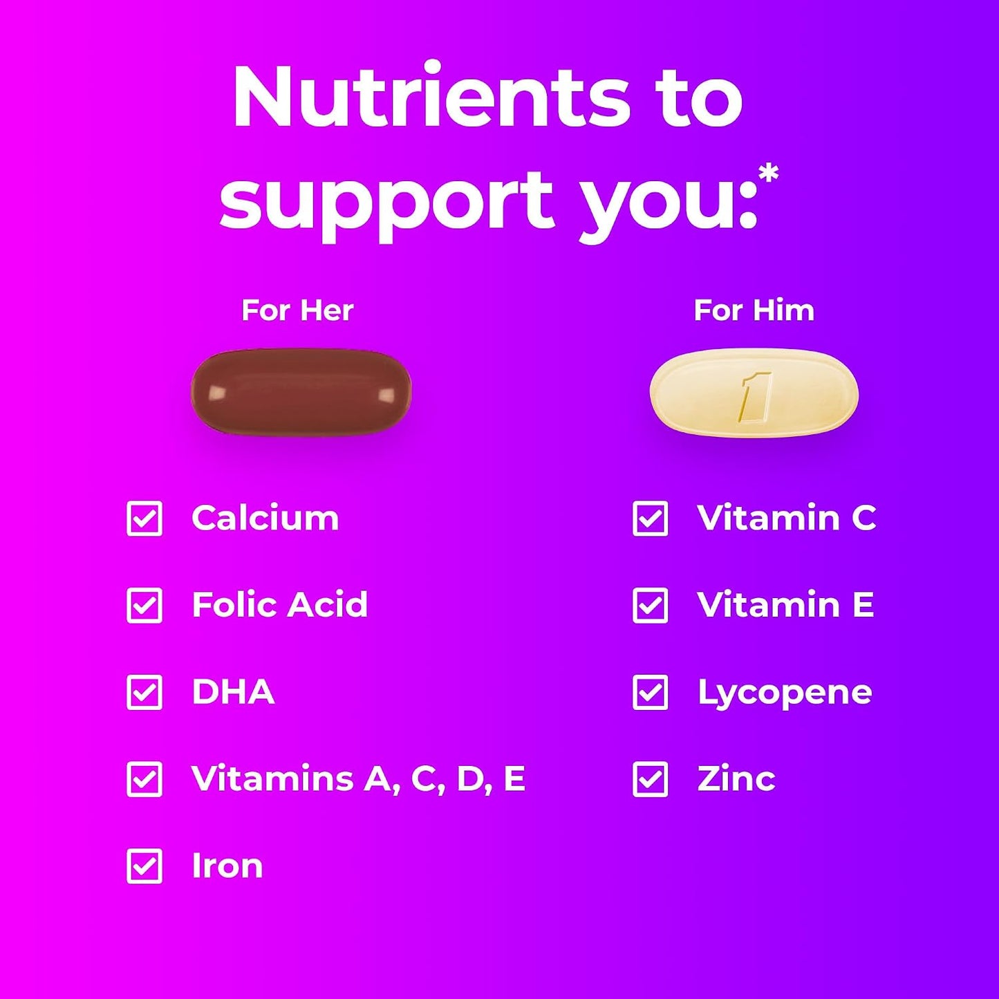 One A Day Multivitamínico Prenatal en Cápsulas Blandas para Hombres...