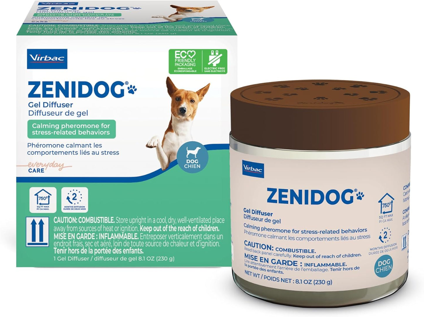Virbac ZENIDOG® Difusor de gel | Difusor de feromonas calmante para...