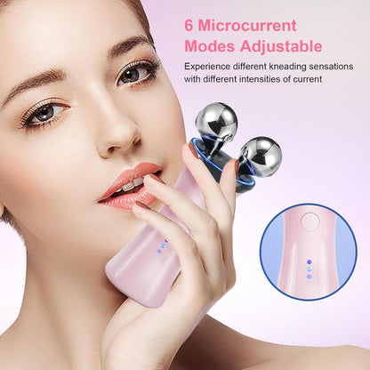 Dispositivo facial de microcorriente, masajeador facial eléctrico,...