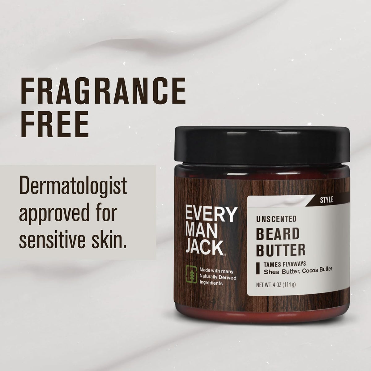 Every Man Jack Beard &amp; Scruff - Mantequilla suavizante para hom...