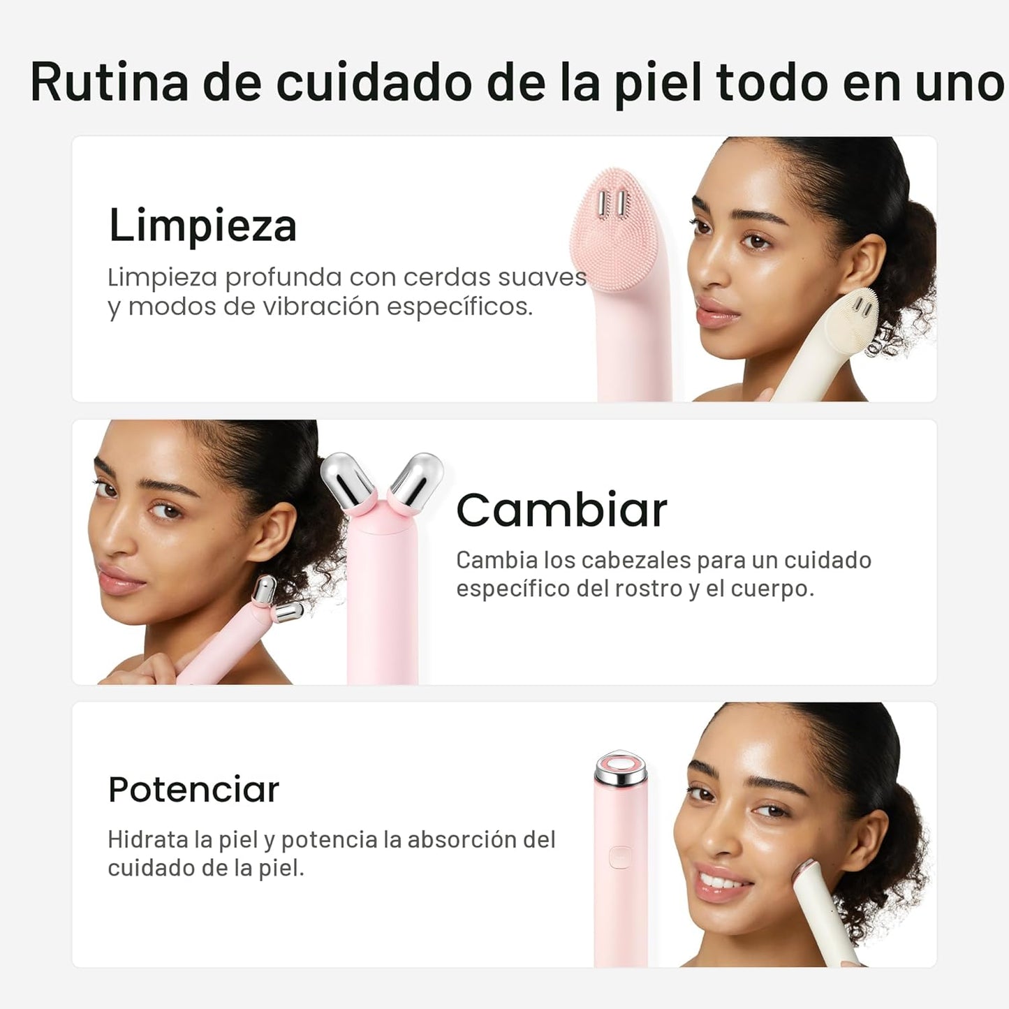 medicube Mini Booster Pro Plus - Juego de dispositivos faciales com...