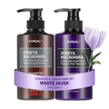 KUNDAL Juego de champú y acondicionador coreano [White Musk] calida...