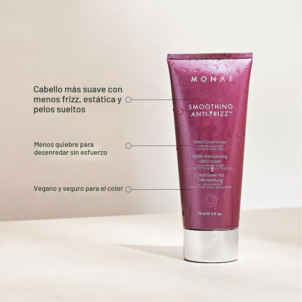 MONAT Set suavizante antiencrespamiento \u2013 Champú natural para...