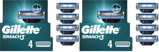 Gillette Mach3 - Recambios de maquinilla de afeitar para hombres, 4...