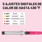 BabylissPRO Rizador profesional Nano Titanium con barril extendido\...