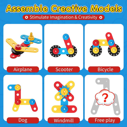 Lehoo Castle Montessori - Juego de herramientas para niños, juego d...